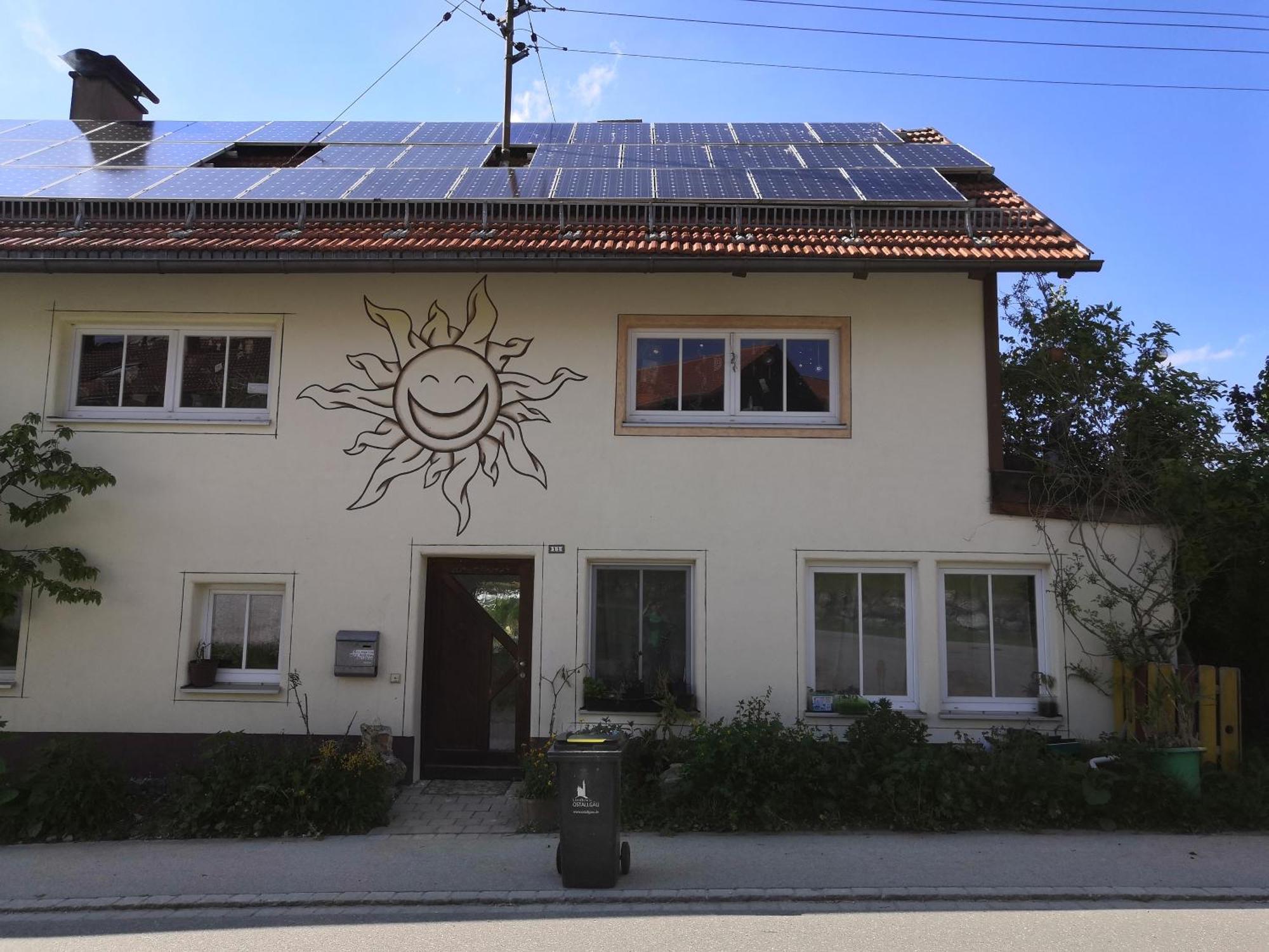 Sonnenhaus Apartment Bidingen Bagian luar foto